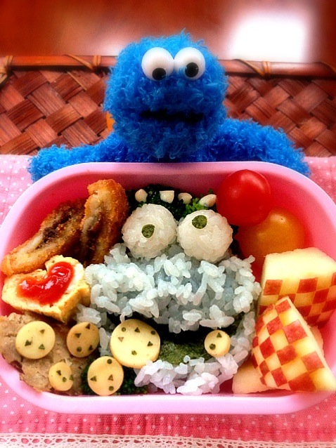 Lunch box☆Cookie Monster