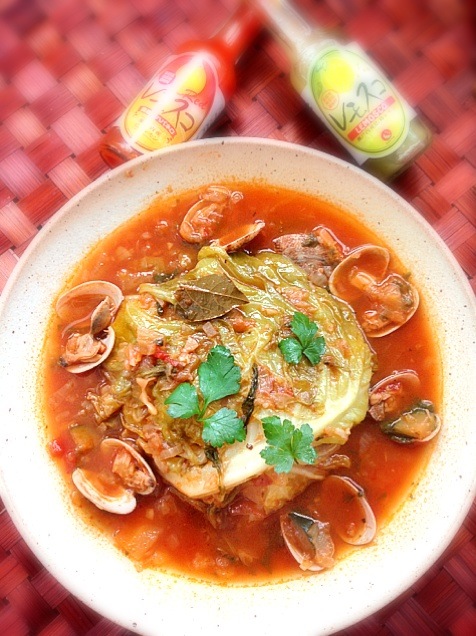 Remake Minestrone inspired from Klala's Half cabbage tomato stew