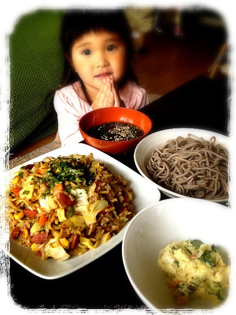 そば飯（＆ざる蕎麦）♪♪