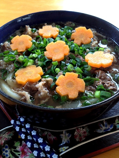 牛丼のリメイク☆肉うどん