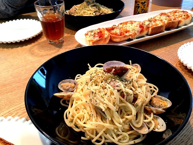 昼食   スパゲティ ボンゴレ