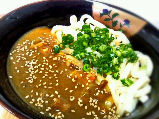 冷え冷え～なカレーうどん♪