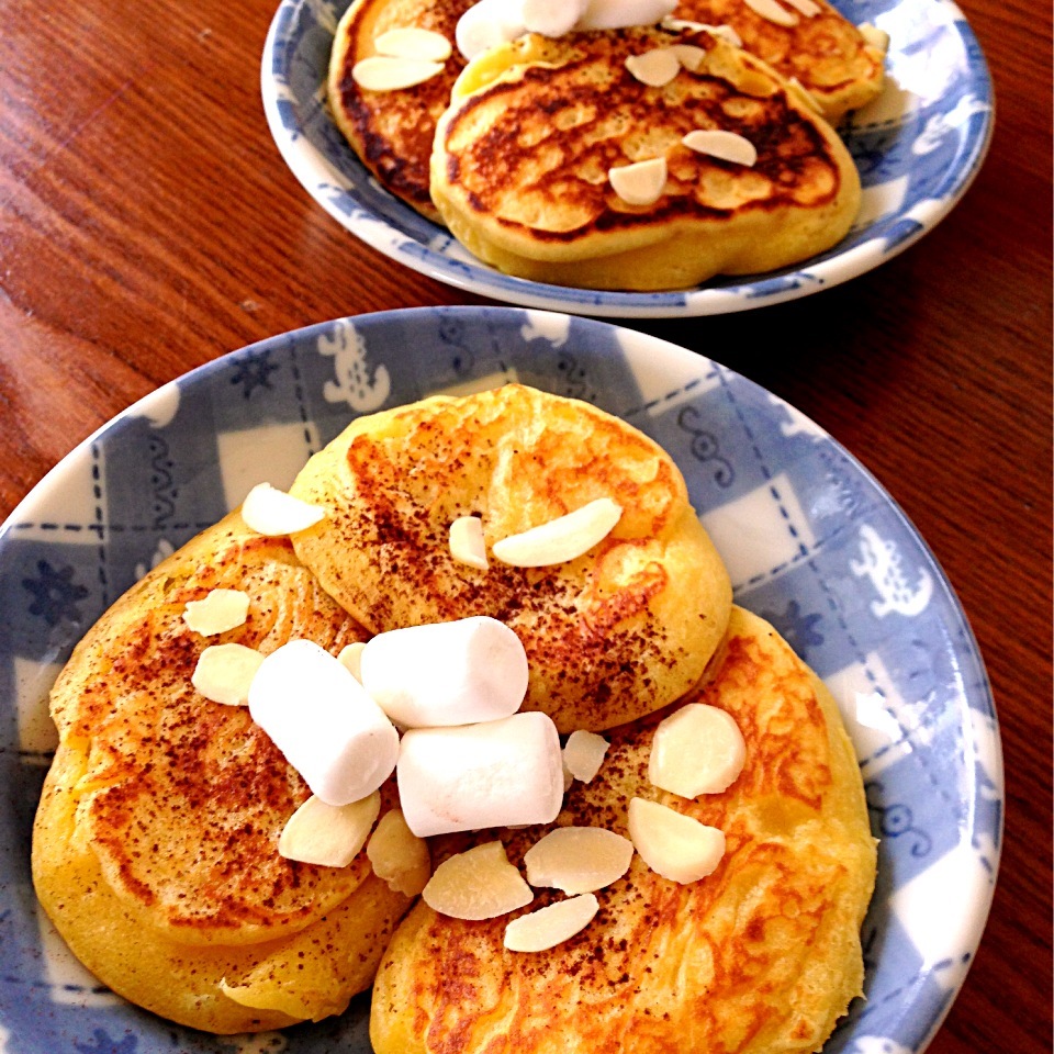 スイートポテト味✨ホットケーキ