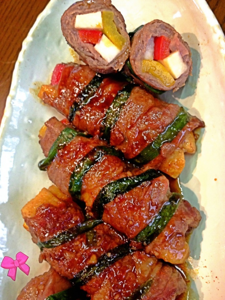 山芋の牛肉ニラマッキー！！ ^ ^ )/お疲れ様です。