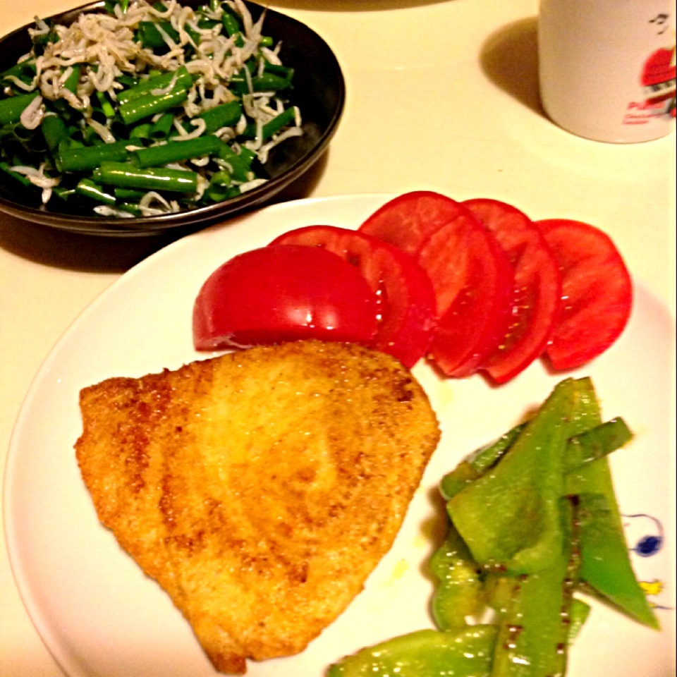 カジキのピリ辛ソテー定食