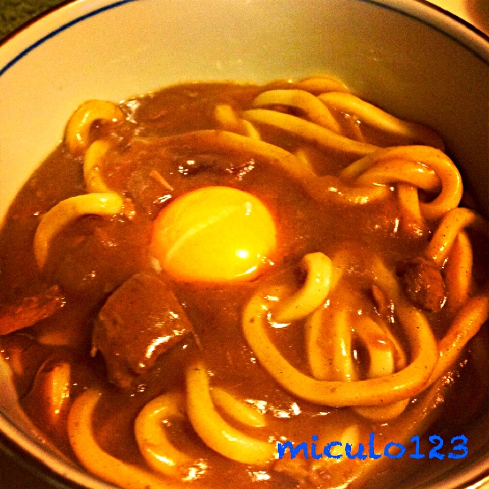 寝かしたカレーうどん