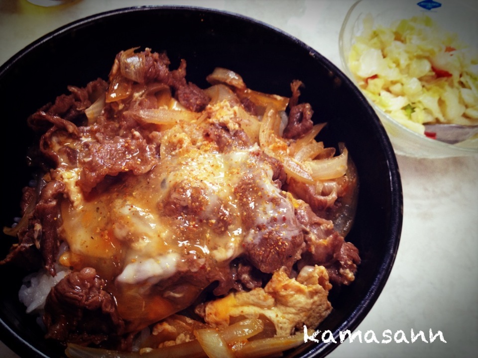 牛とじ丼