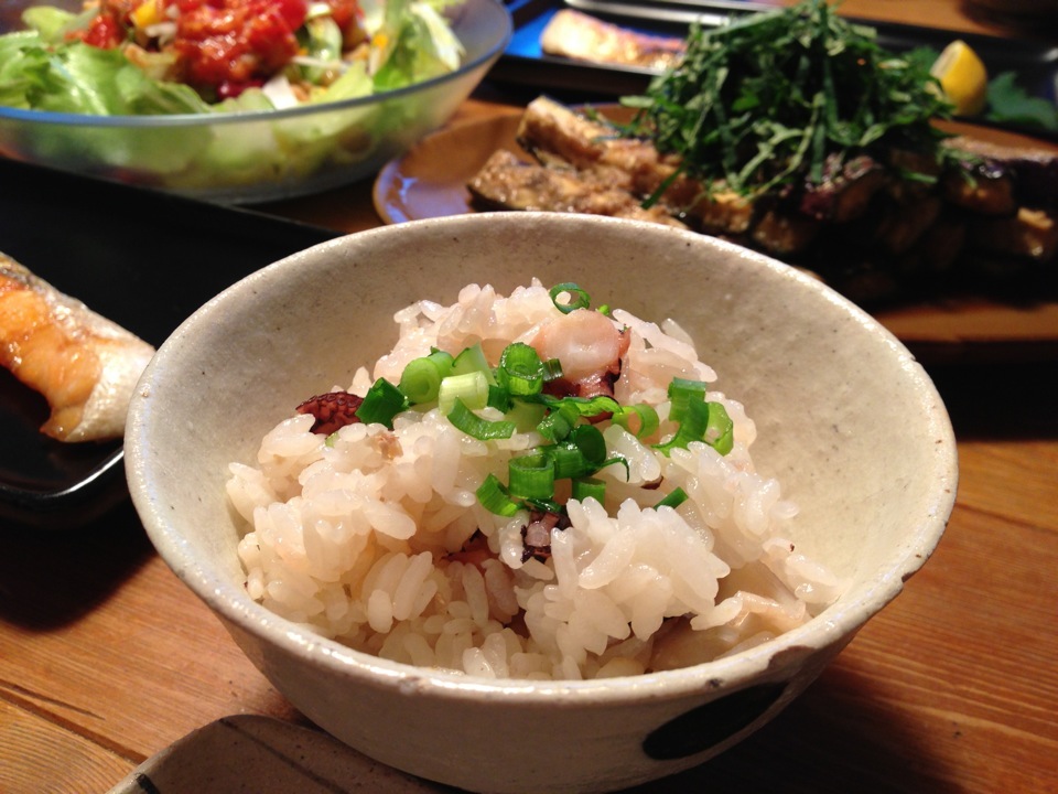 白だしで簡単♪たこ飯