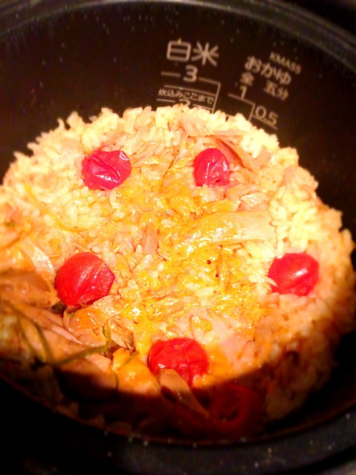 Sudap's The rice cooked in red curry