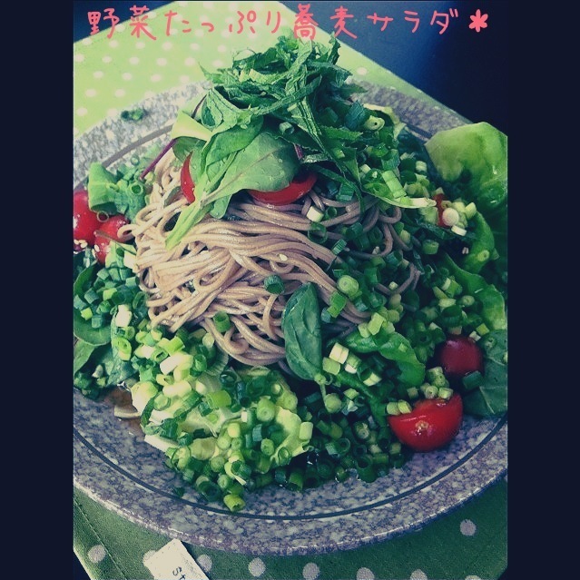 蕎麦サラダ＊