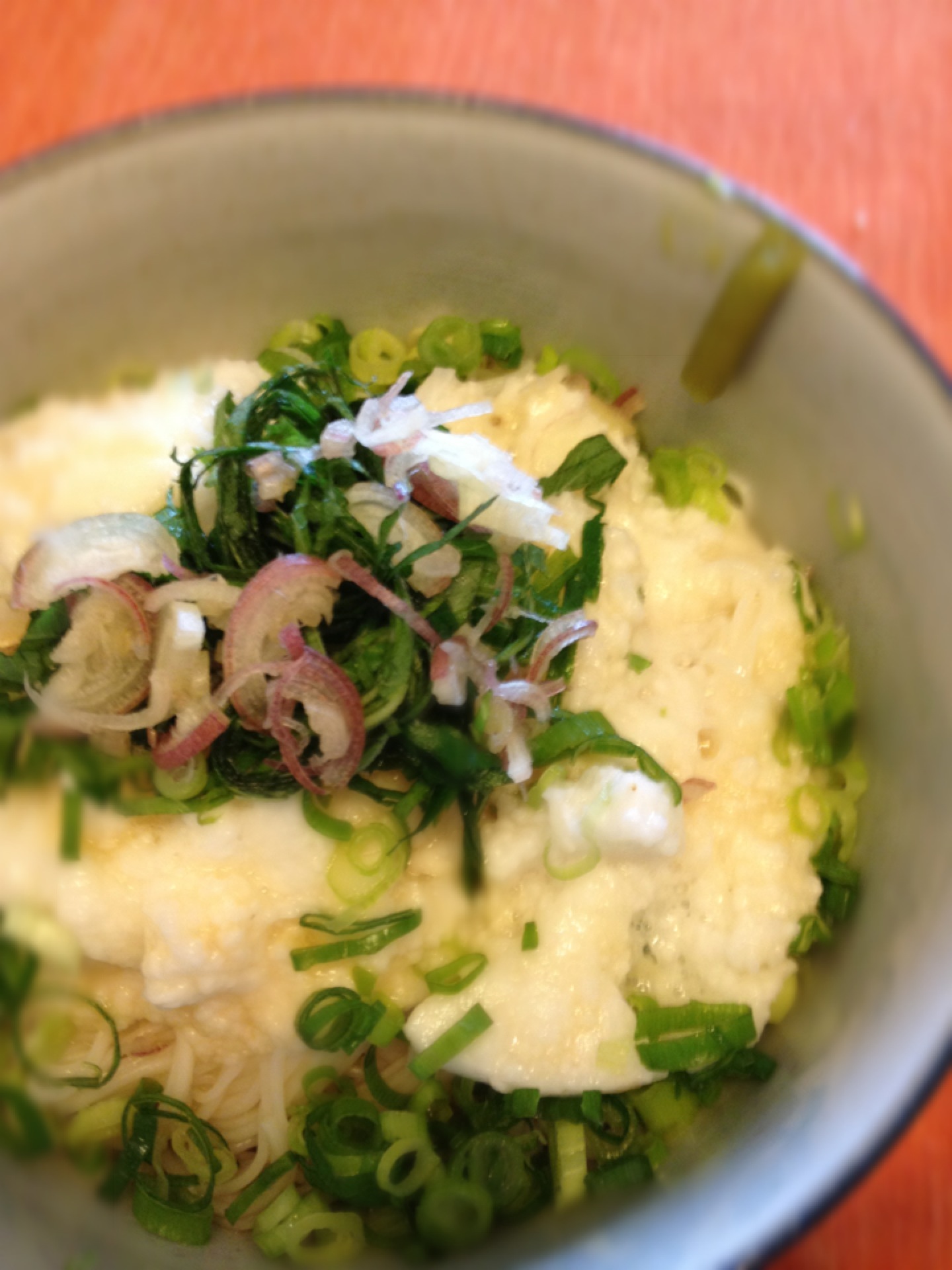 山芋でトロトロ喉越し素麺♪