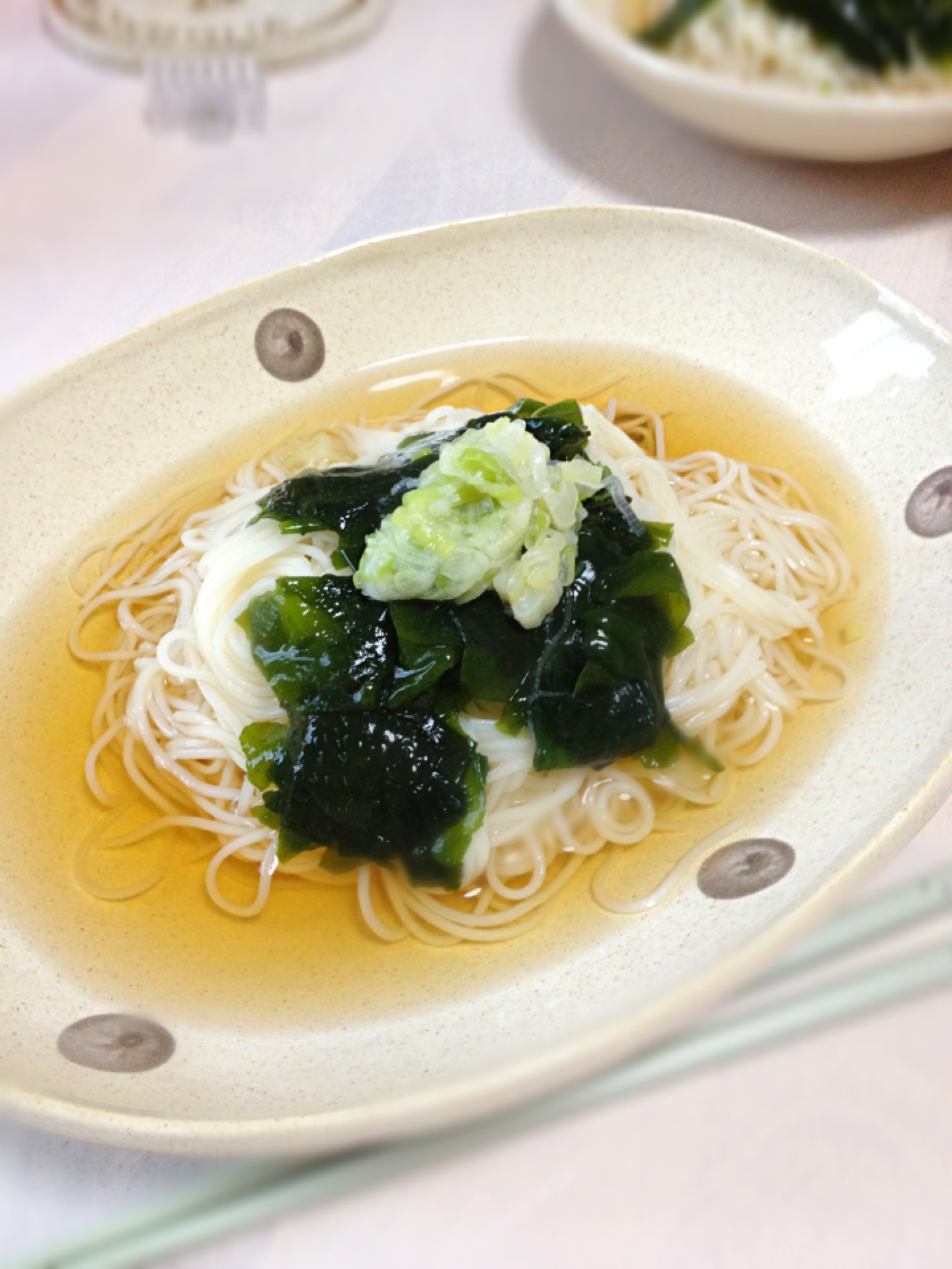 ぶっかけワカメ素麺