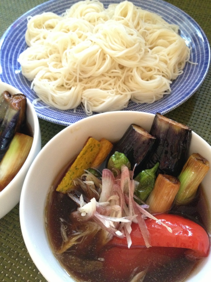 夏野菜そうめん