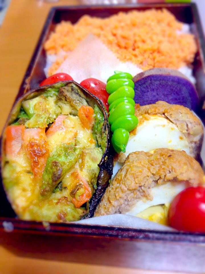 79日目 アボカドサーモングラタンのお弁当 カワイイ Bento世界グランプリ13 ヤマサ醤油株式会社