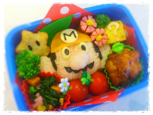 ｷｬﾗ弁 マリオ弁当 カワイイ Bento世界グランプリ13 ヤマサ醤油株式会社