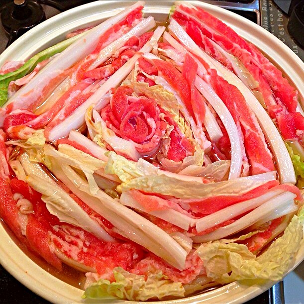 豚バラ肉と白菜の重ね鍋