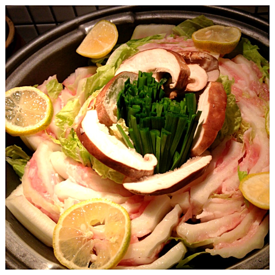 豚肉と白菜のミルフィーユ鍋