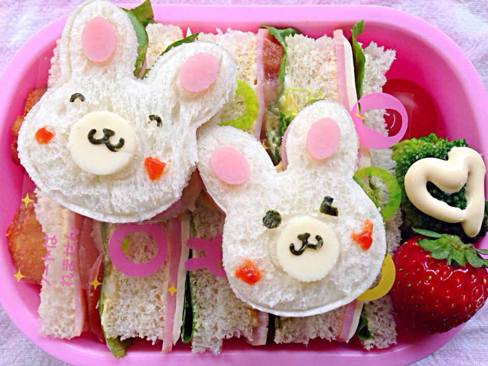 Lunch box☆sandwich rabbit