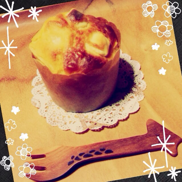 tomocarat.さんの料理 HMで作るりんごとクリームチーズのケーキ♡