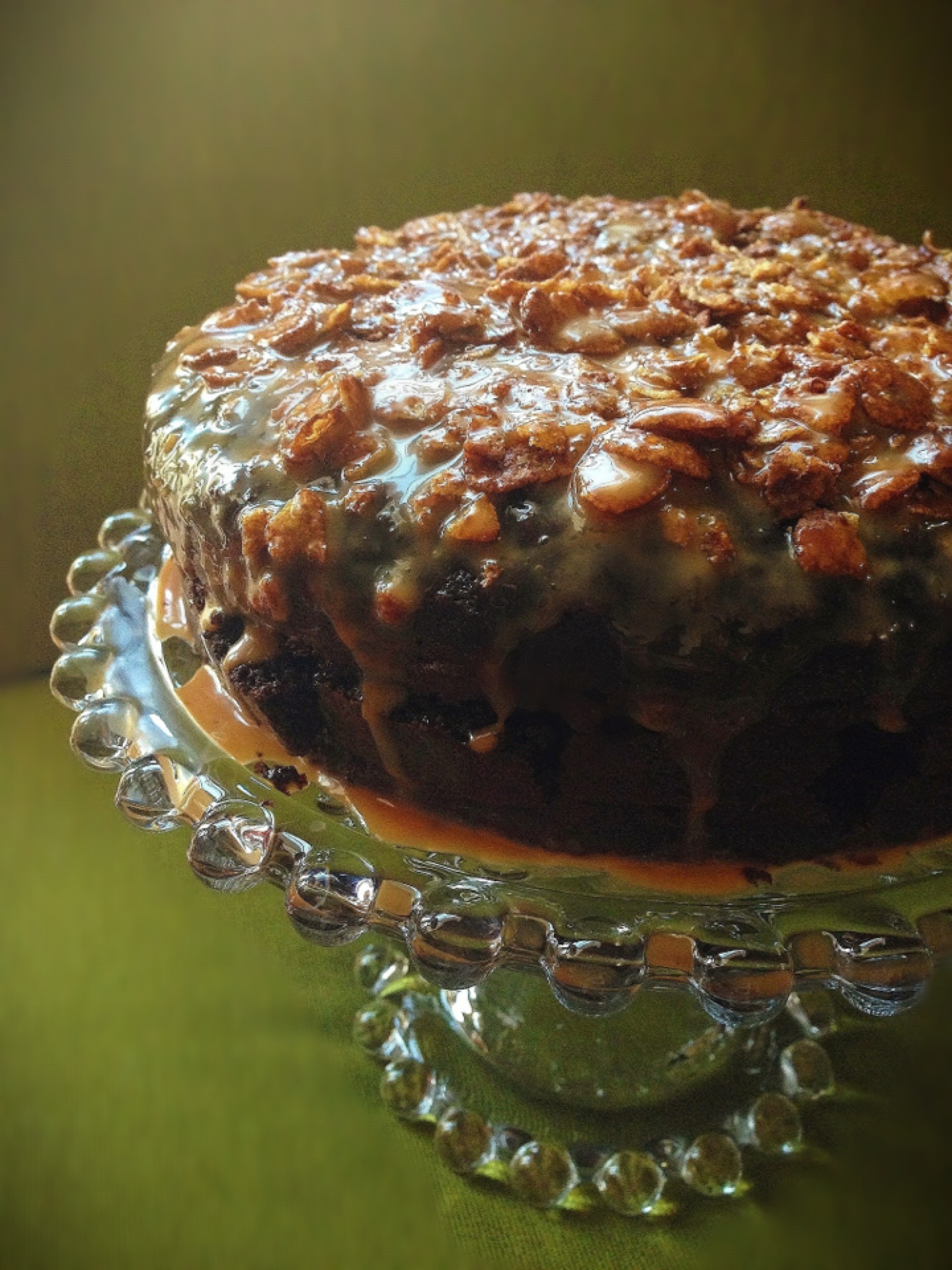 caramel choco fudge cake