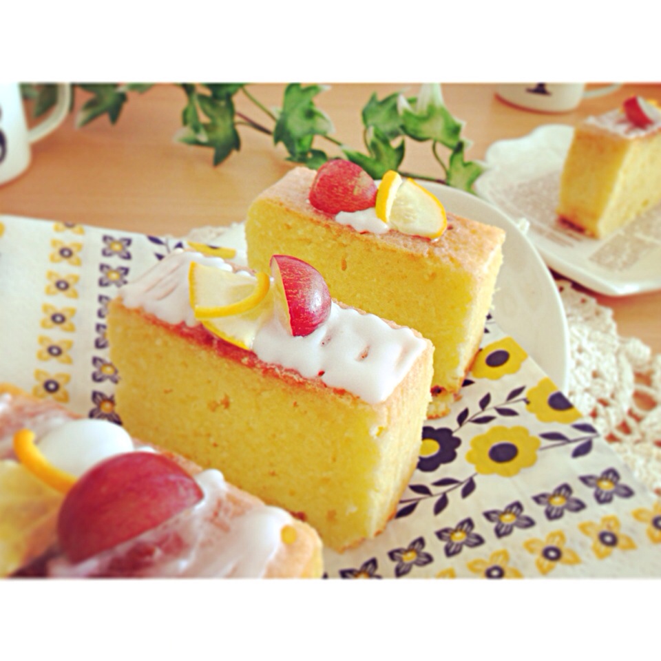 おかなさんの♡レモンケーキ ウィークエンド シトロン( •ॢ◡-ॢ)-♡