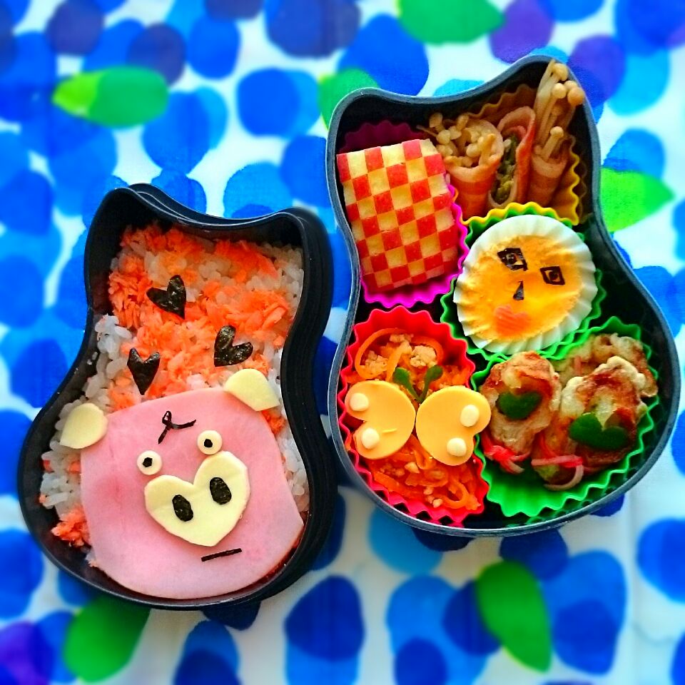 もうすぐバレンタイン♥
♥をさがせ弁当