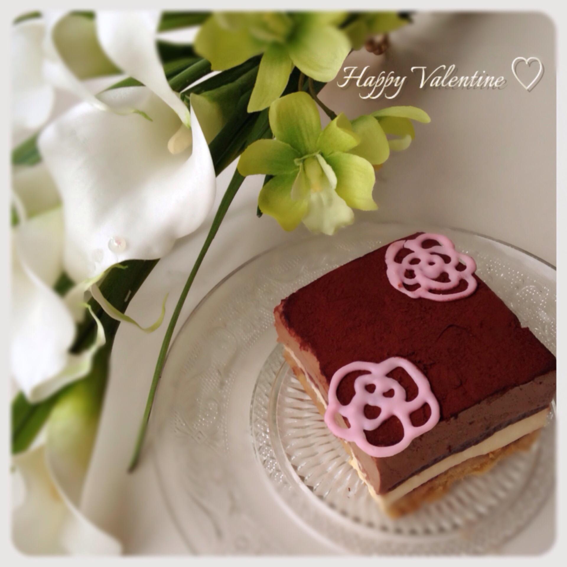 Happy Valentine ♡Wチョコムースケーキ