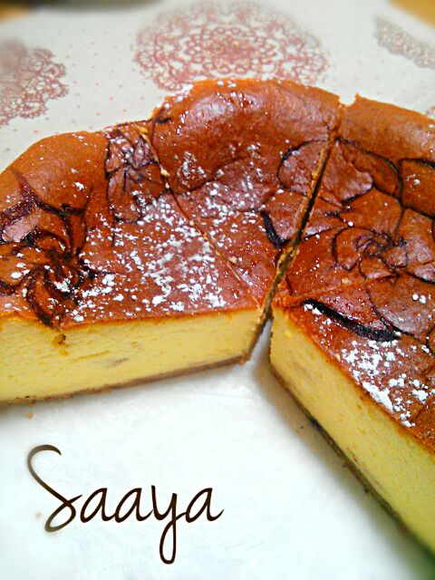 Flower cheese cake *·゜