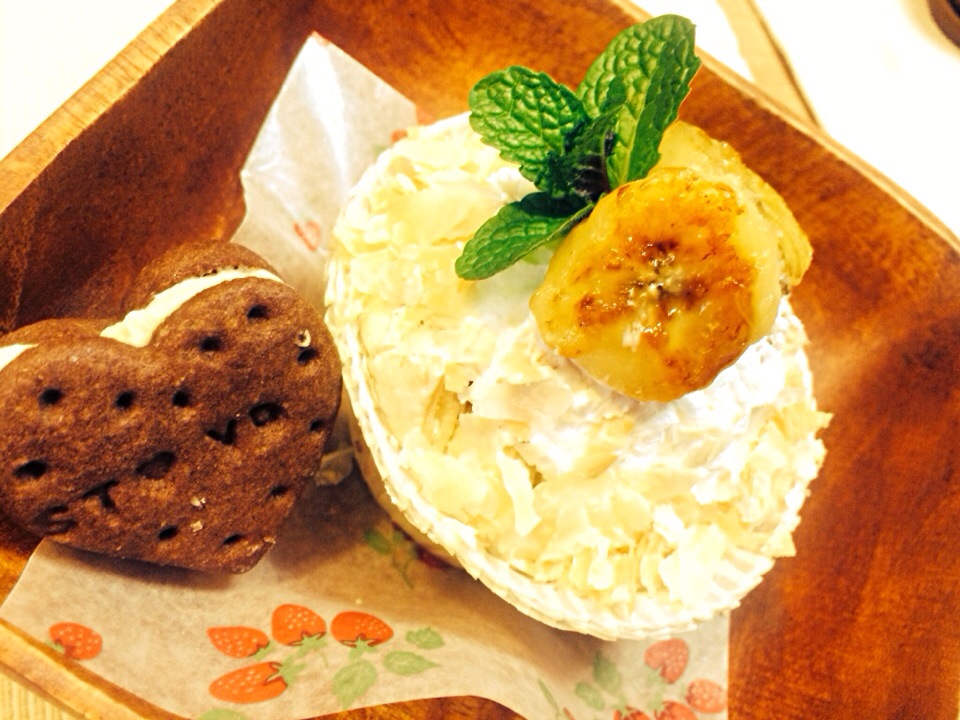 yoshimiさんの料理 バナナ黒糖クリームパイ