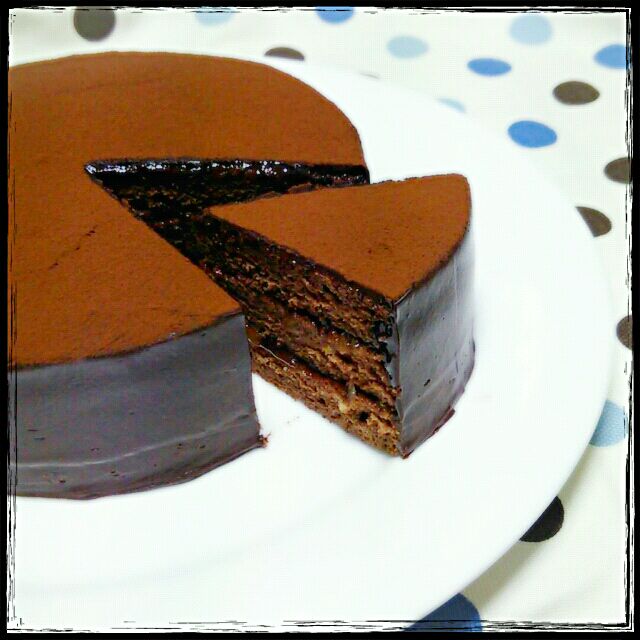 ガナッシュチョコレートケーキ♪