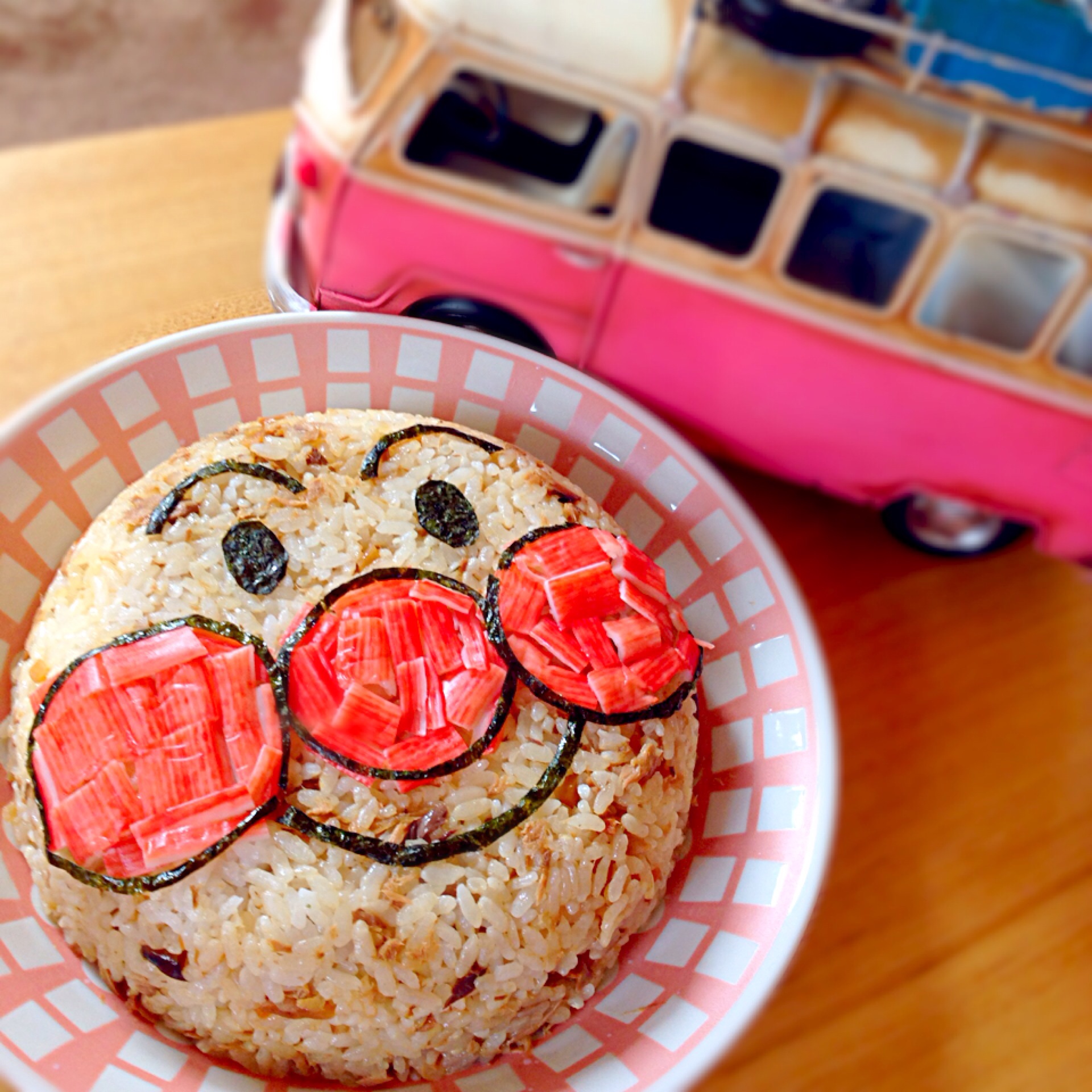 ひな祭り★アンパンマンカツオ飯