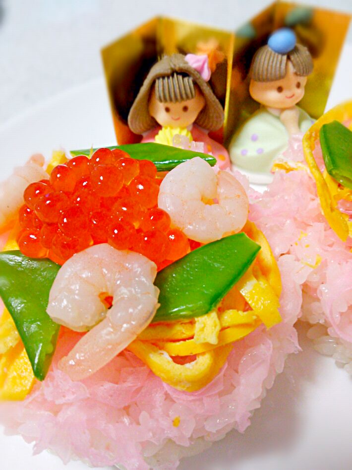 「ひな祭り」ちらし寿司ケーキ