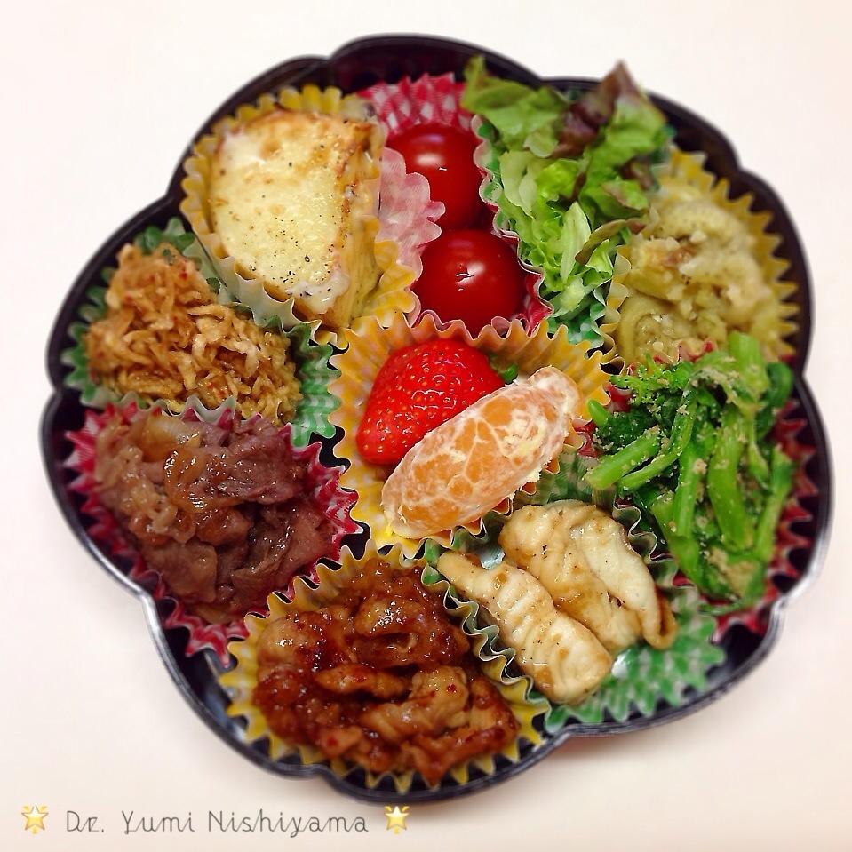 ドクターにしやま由美式ダイエットプレート.今日のお弁当❗️