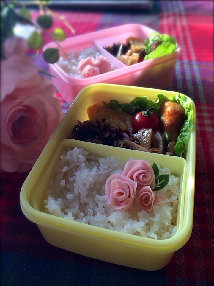 薔薇のお弁当