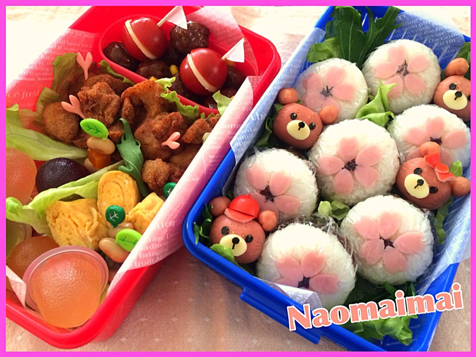 子ども連れ❤︎お花見弁当