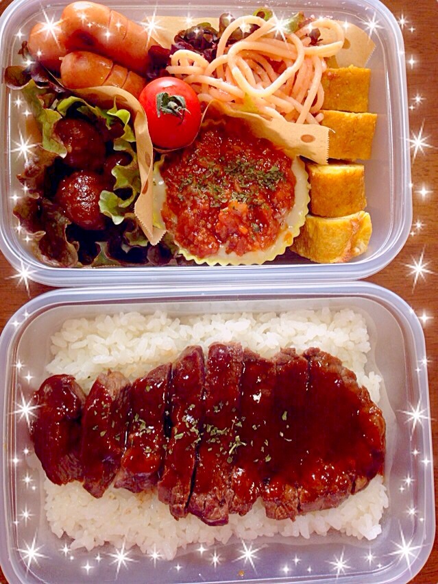 息子の塾弁当⭐️