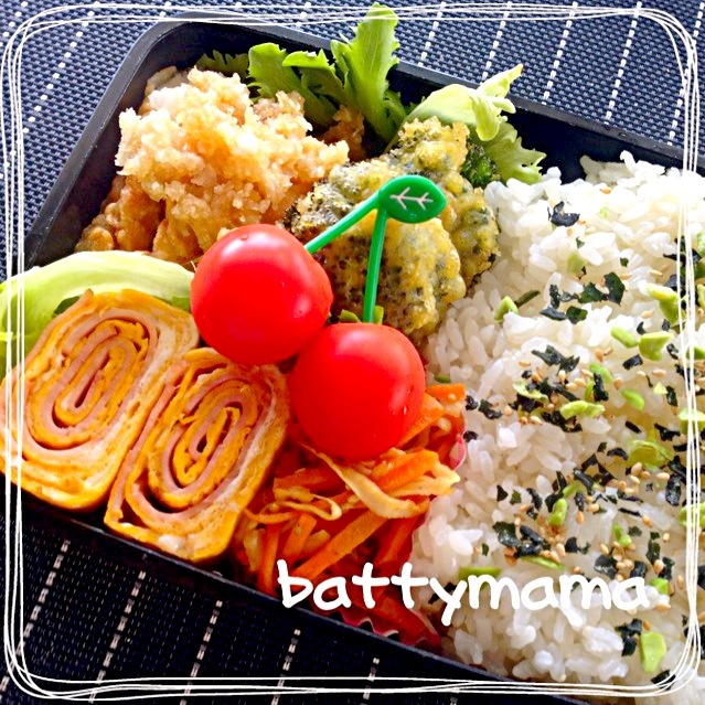 ささみのおろし和え弁当〜☆battymamaの大人かわぃぃお弁当〜☆