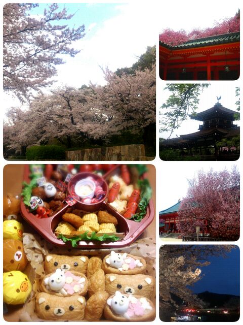 いなりっくまのお花見お弁当♪