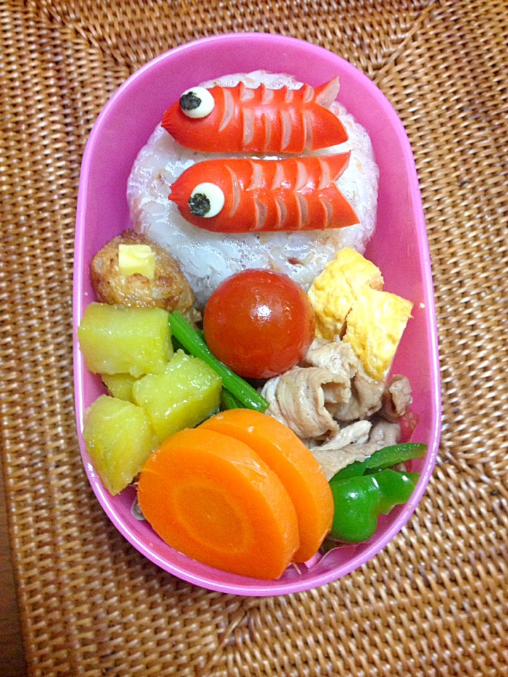 鯉のぼり弁当(^^)