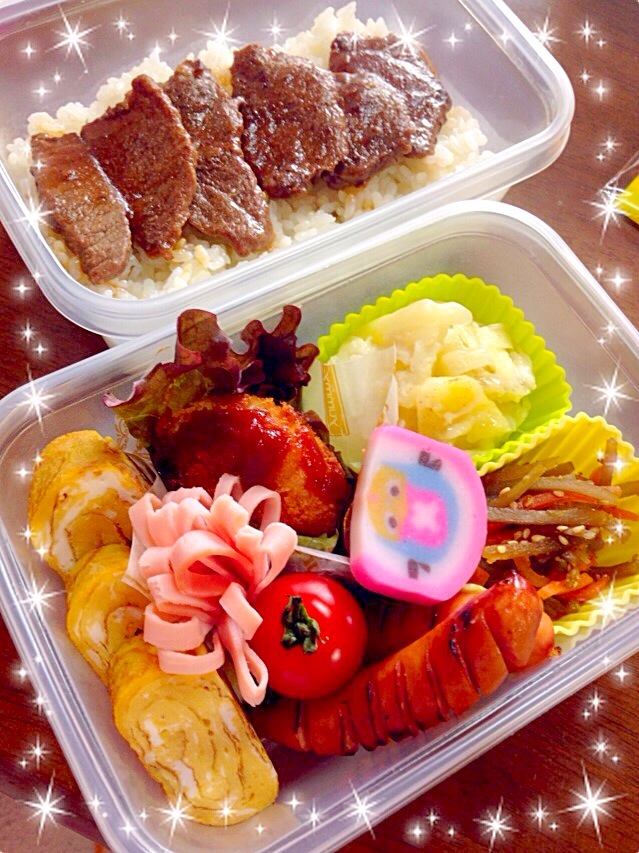 息子の塾弁当⭐️