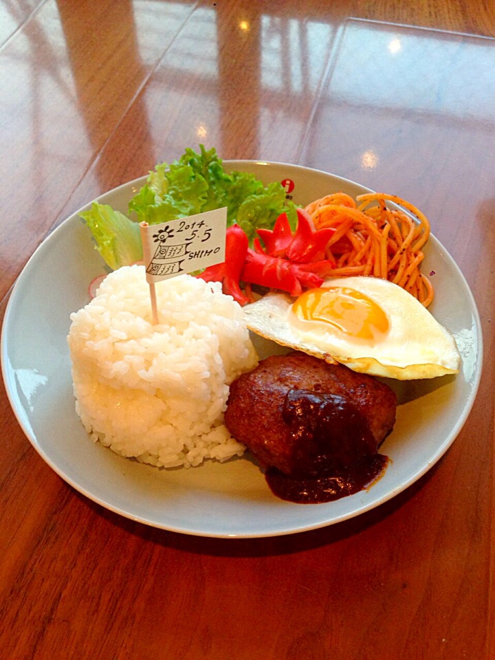 1日早いお子様ランチ♥️