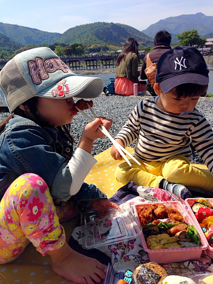 京都☆嵐山でピクニック♪♪