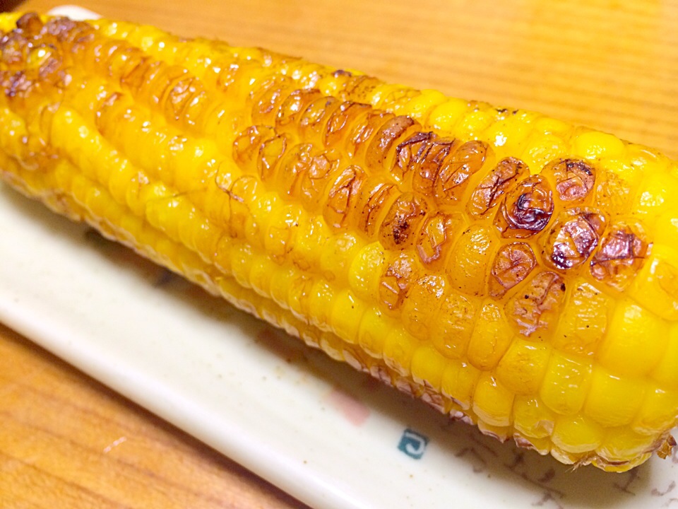 同じく道の駅で買って来た朝モギとうもろこし、カルピスバター醤油でシンプルに(^_−)−☆シンプルが旨すぎる