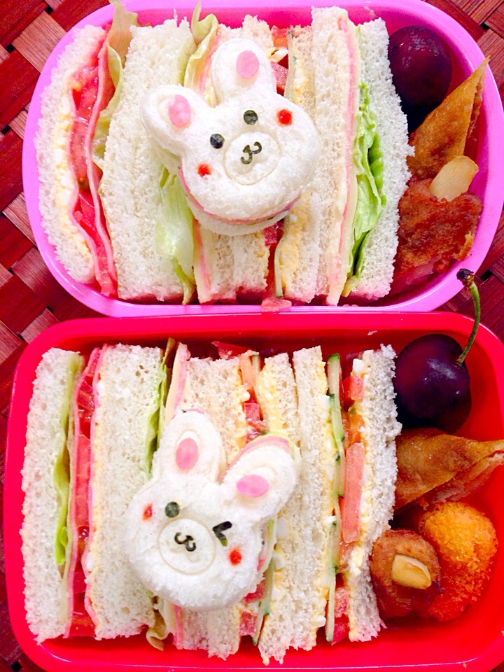 Lunch box☆sandwich rabbit