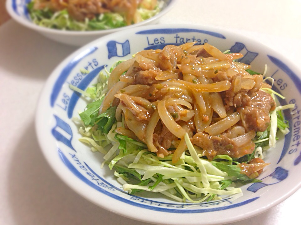 野菜たっぷりプルコギ丼