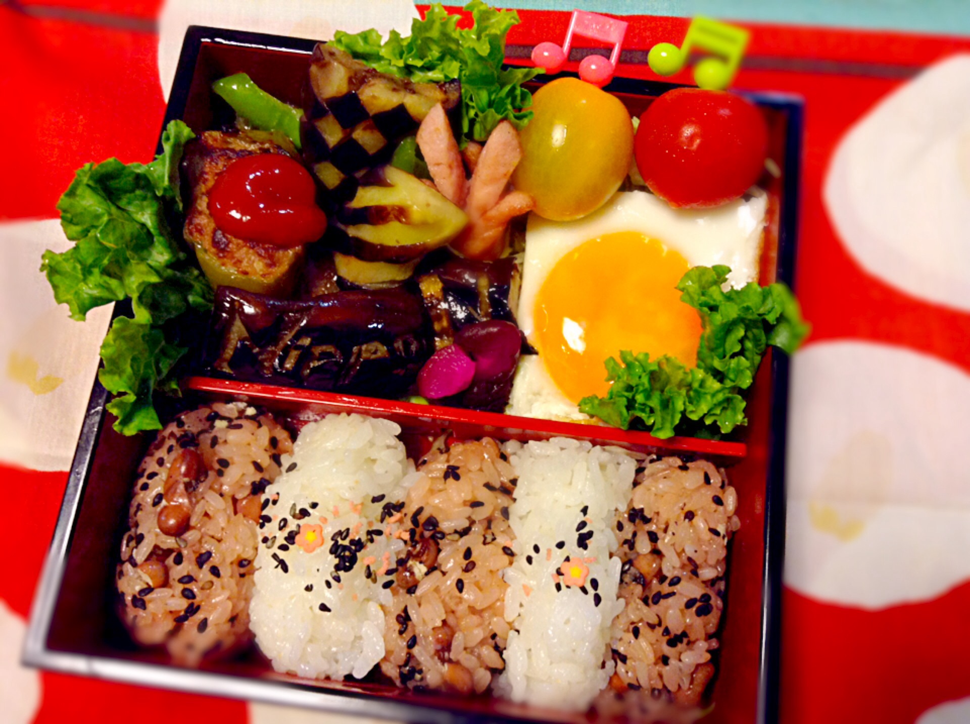 紅白弁当