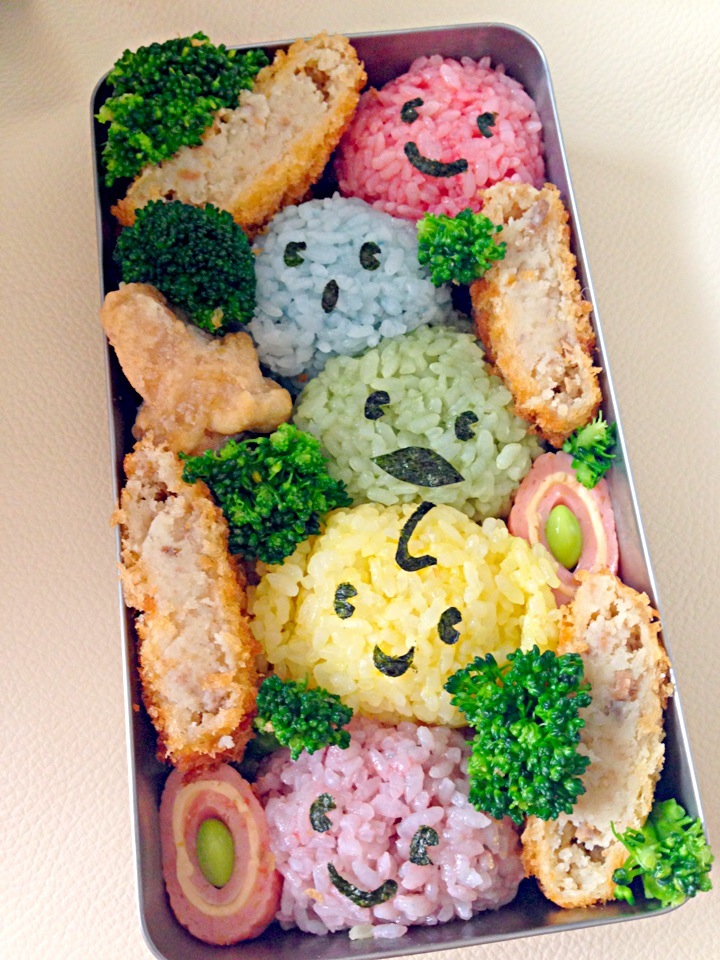 パズドラ弁当。。。