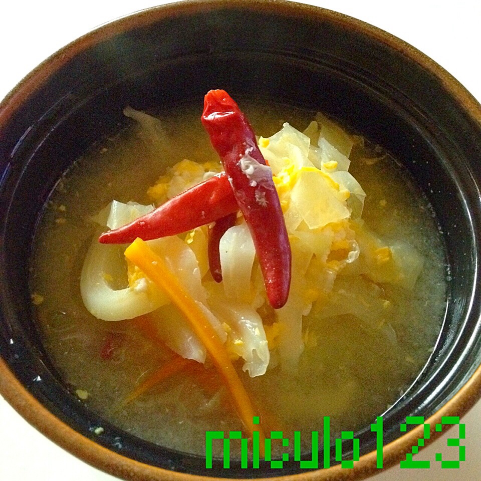 カプサイシン野菜スープ