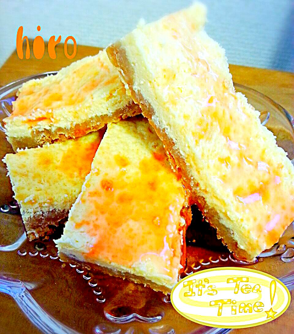ハルさんの水切りヨーグルde簡単ベイクドチーズケーキ♡(*^^*)