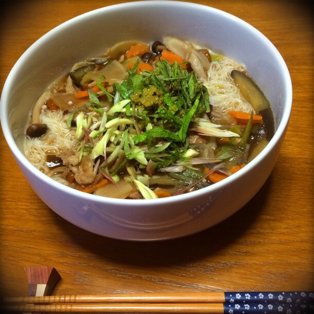 ぶっかけ茄子汁素麺